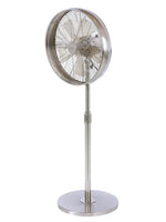 Lucci Air Stand Fan - Brushed Chrome